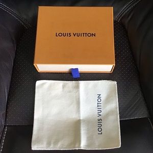 Authentic Louis Vuitton gift box & dust bag cover